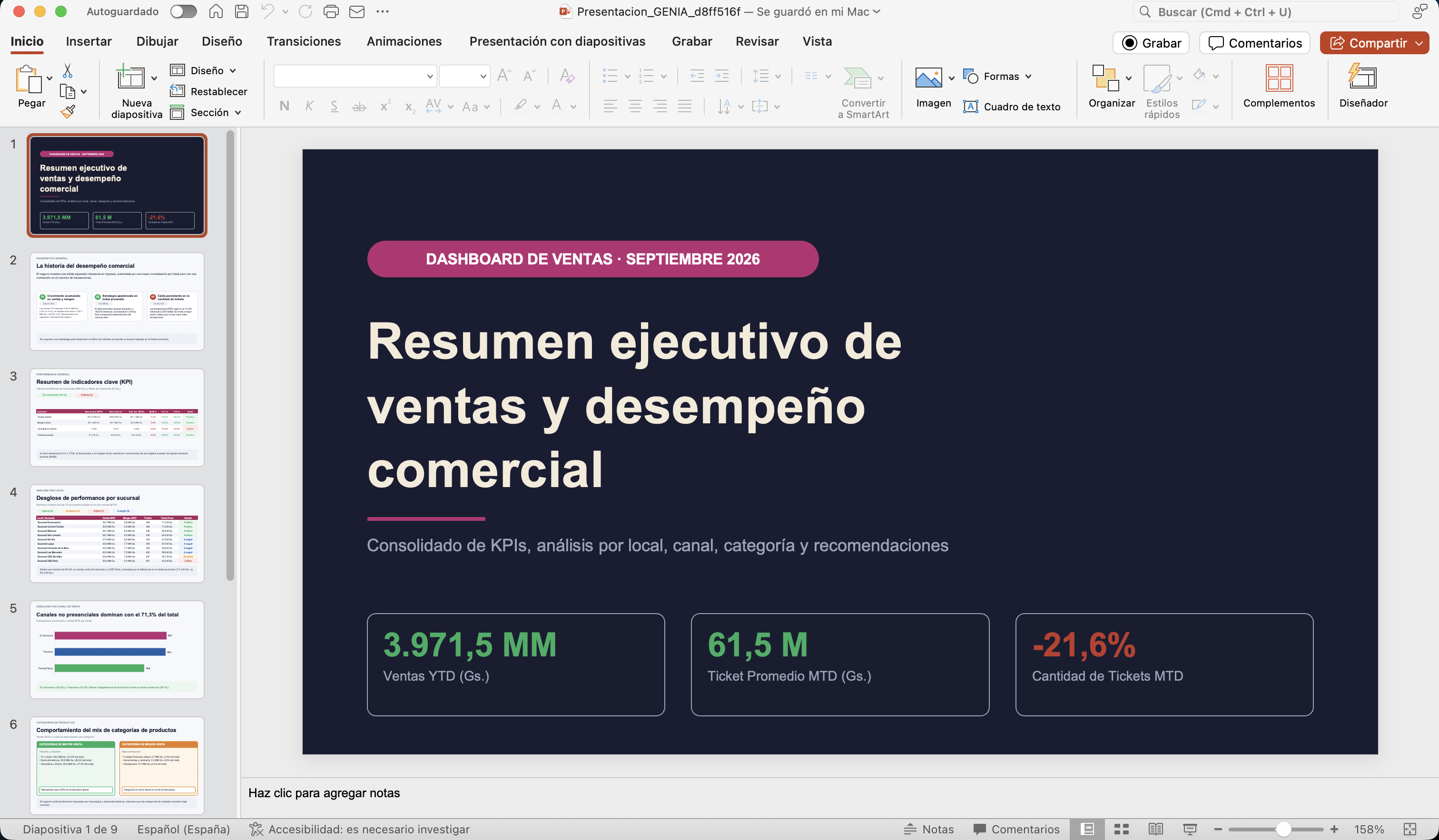 Presentación GENIA